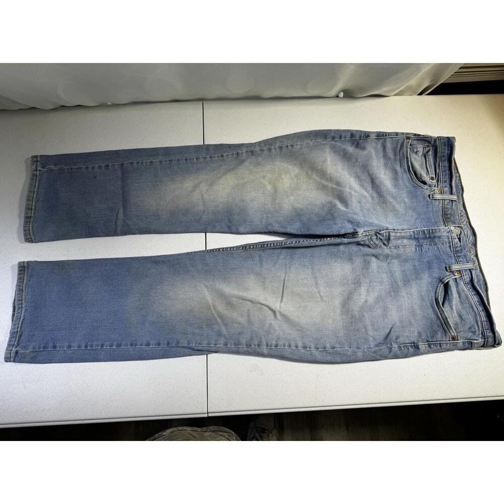Levis 514 Mens Jeans sz 38x30 Blue Denim Straight Leg Medium Wash Regular Fit